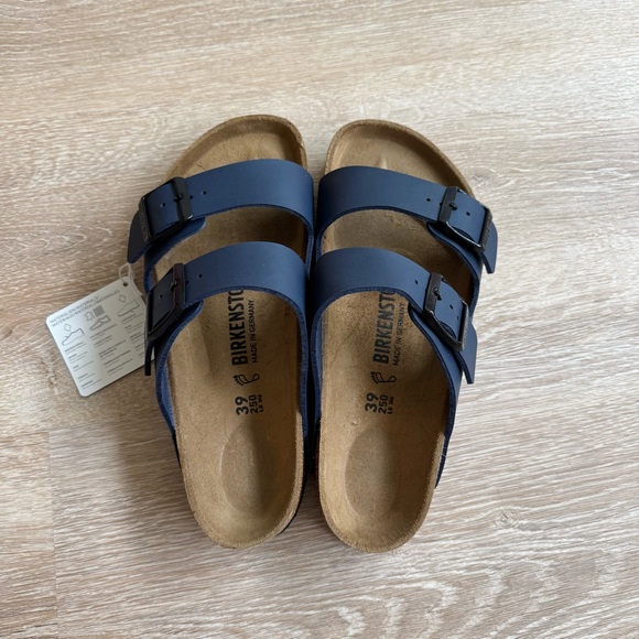 New size 39 Birkenstock Blue Arizona Sandals - Picture 7 of 11